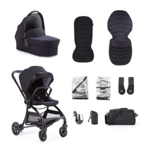 Junior Jones Aylo Essential Stroller Bundle – Rich Black - EX-DISPLAY